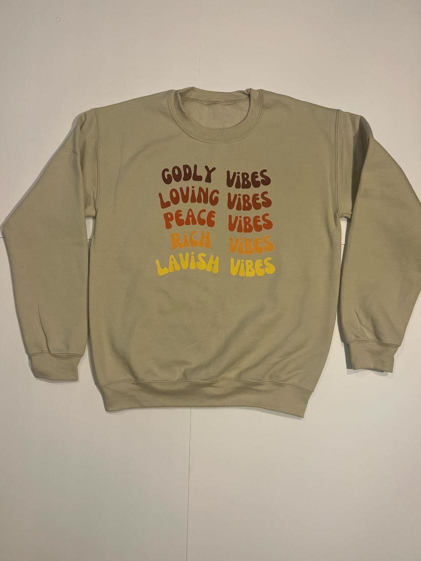 "Vibes" sweater