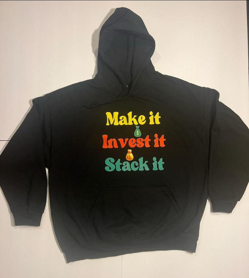 Make Invest Stack hoodie